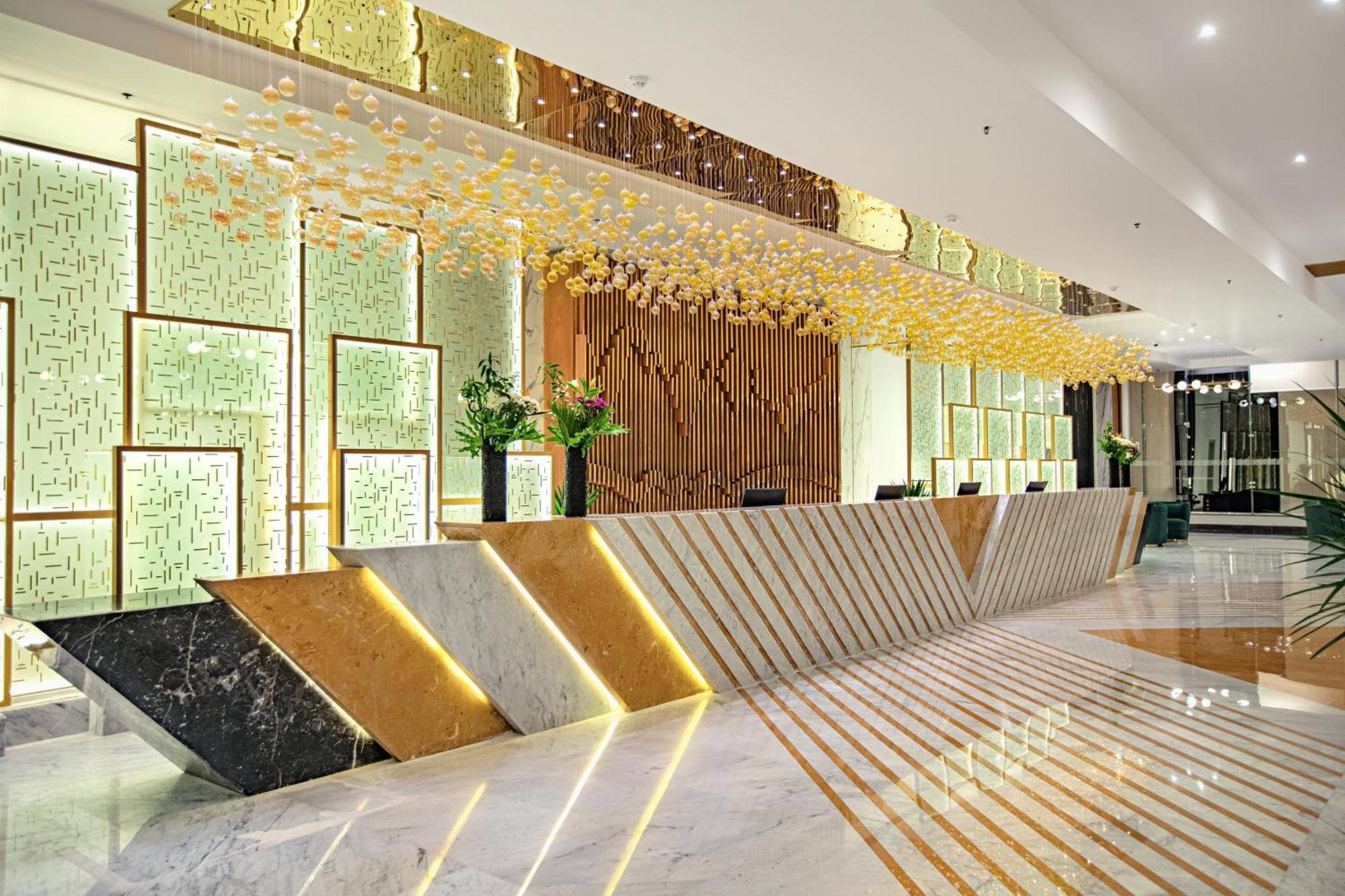 The V Luxury Resort Sahl Hasheesh Χουργκάντα Εξωτερικό φωτογραφία The lobby of the hotel